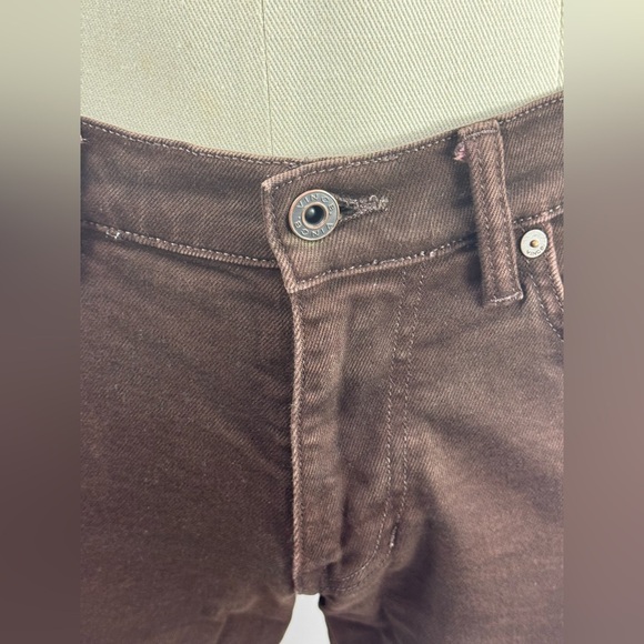 Vince Mens Designer Brown Jeans Size 30 Slim Fit - Picture 4 of 13